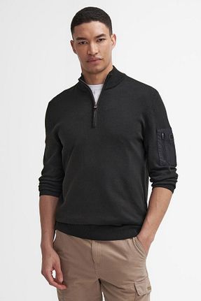 پلیور مشکی مردانه ساده Barbour - کد 861291424