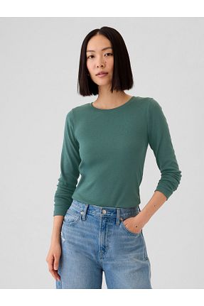 تیشرت سبز زنانه رگولار GAP - کد 861288725