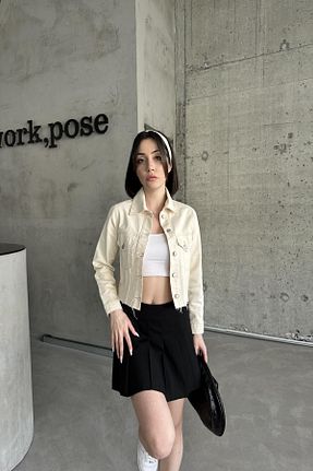 کت بژ زنانه اورسایز XRAY JEANS - کد 861288567