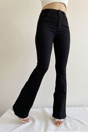 شلوار مشکی زنانه لیکرا İstangül Butik - کد 316134259