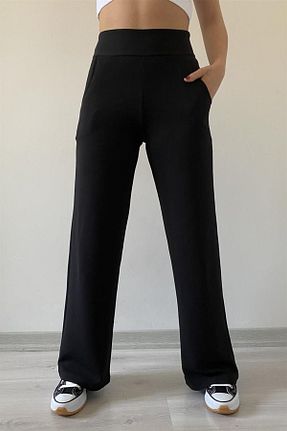 شلوار مشکی زنانه لیکرا İstangül Butik - کد 742999260