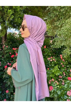 شال قهوه ای زنانه پنبه ای ipekevi - کد 861306634