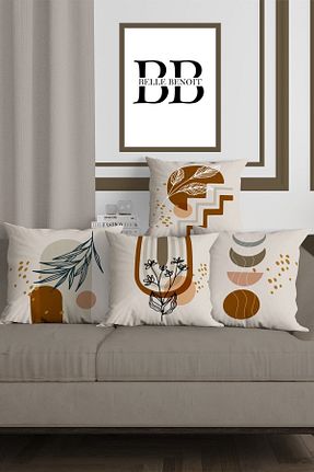 کوسن و روکش کوسن بژ لانه زنبوری میکرو Belle Benoit - کد 367052828