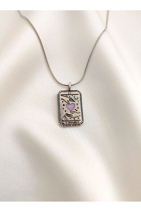 گردنبند استیل ( فولاد ) زنانه استیل (فولاد) Evorya - کد 861328551