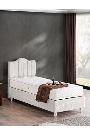تختخواب جک دار سفید تکنفره Setay - کد 667338799