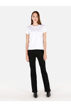 شلوار جین مشکی زنانه پاچه گشاد Colin’s - کد 861357829