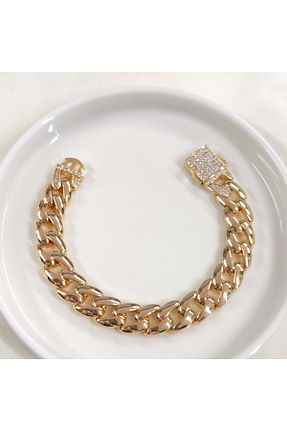 دستبند جواهر صورتی زنانه زیرکن Güler Yüzlü Silver - کد 852561034