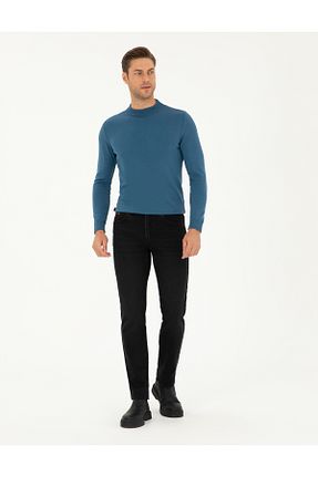 شلوار جین قهوه ای مردانه پاچه تنگ Pierre Cardin - کد 856856993