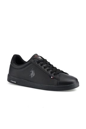 کفش اسنیکر مشکی زنانه بند دار U.S. Polo Assn. - کد 852560278