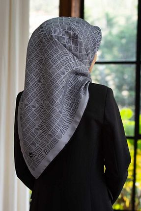 روسری طوسی İpek Tivil Vissona - کد 472649142