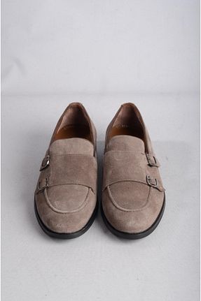 کفش کلاسیک بژ مردانه پاشنه کوتاه (1 - 4 سانتی متر) SEÇ KUNDURA - کد 777750592