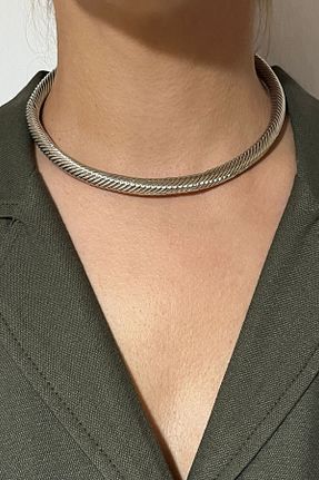 گردنبند جواهر زنانه برنجی şira sirius - کد 861397192