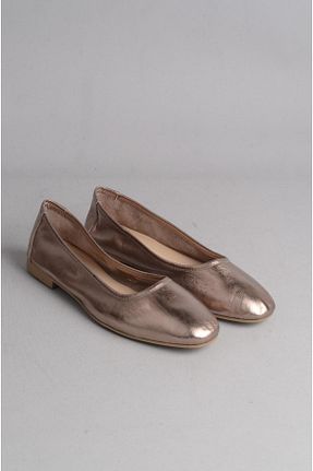 بابت متالیک زنانه چرم خالص SEÇ KUNDURA - کد 830587298