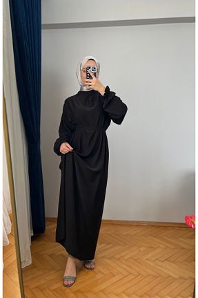 لباس مشکی زنانه بافتنی tesettürgiyim - کد 861428472