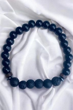 دستبند جواهر مشکی مردانه منجق Efna Store - کد 861428970