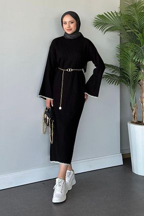 لباس حجاب مشکی زنانه رگولار Şule Giyim - کد 800766987