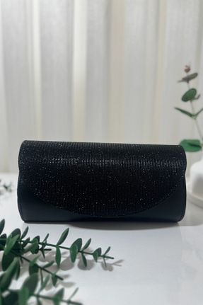 کیف مجلسی مشکی زنانه چرم مصنوعی Şule Yürümez - کد 861438940