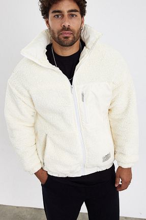 کاپشن نباتی مردانه اورسایز MADZEYMODA - کد 861437629