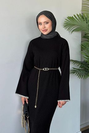 لباس حجاب مشکی زنانه رگولار Şule Giyim - کد 800766987