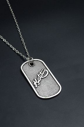 گردنبند جواهر زنانه روکش نقره Had Safha - کد 766958511