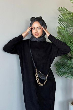 لباس حجاب مشکی زنانه رگولار Şule Giyim - کد 761103717