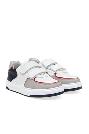 کفش اسنیکر طوسی بچه گانه میکروفیبر U.S. Polo Assn. - کد 832922969