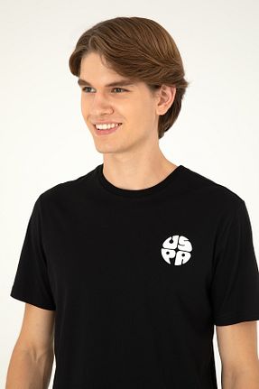 تیشرت مشکی مردانه رگولار U.S. Polo Assn. - کد 855943318
