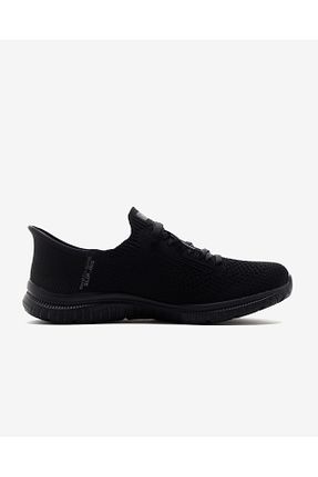 کفش پیاده روی مشکی زنانه میکروفیبر Skechers - کد 780700896