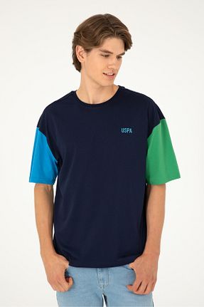 تیشرت سرمه ای مردانه یقه دوچرخه U.S. Polo Assn. - کد 855956457