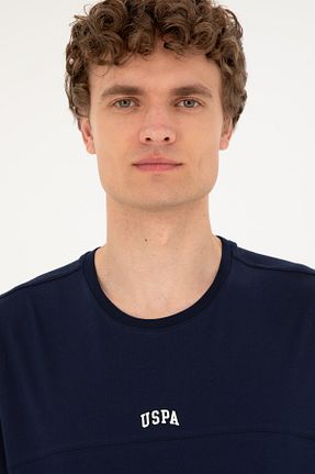 تیشرت سرمه ای مردانه یقه دوچرخه U.S. Polo Assn. - کد 846503750