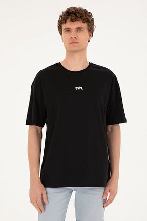 تیشرت مشکی مردانه یقه دوچرخه U.S. Polo Assn. - کد 846674805