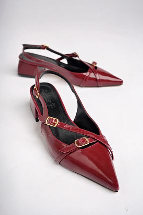 کفش کژوال زرشکی زنانه چرم مصنوعی Sapin - کد 833051798