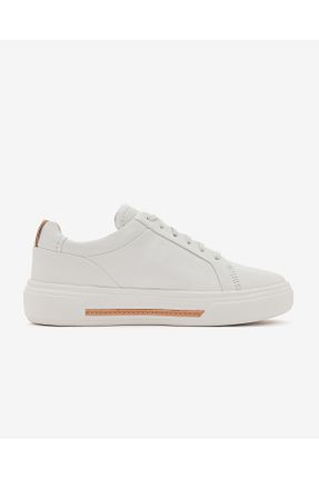 کفش اسنیکر سفید زنانه بند دار CLARKS - کد 830602889
