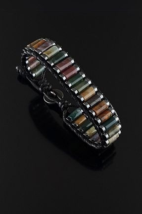 دستبند جواهر رنگی زنانه سنگ طبیعی Seven Art Jewelry - کد 286413604