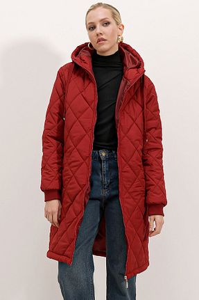 کاپشن زرشکی زنانه رگولار Bigdart - کد 802615242