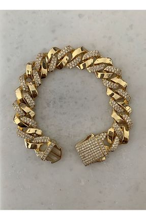 دستبند استیل (فولاد) طلائی زنانه استیل ضد زنگ Chiaro Accessory - کد 836461122