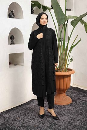 جلیقه حجاب مشکی زنانه رگولار gülmedine - کد 861541886