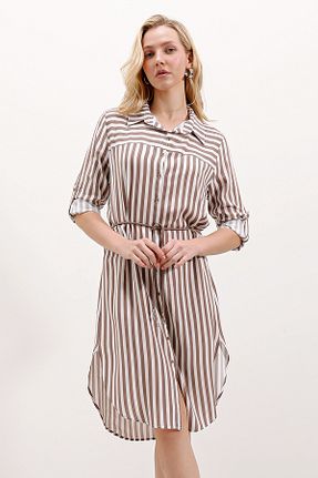 لباس قهوه ای زنانه بافتنی Bigdart - کد 807923074