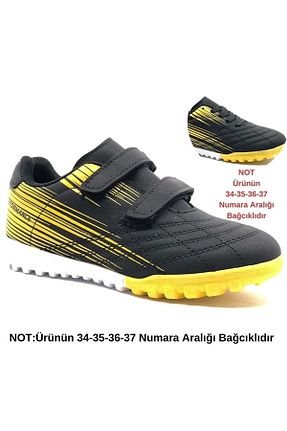 کفش فوتبال چمن مصنوعی مشکی بچه گانه پلاستیک Cool - کد 763628803