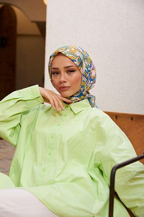 روسری زرد پنبه ای İpekhan - کد 780046923