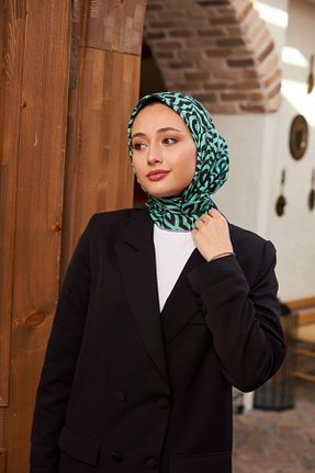 روسری خاکی پنبه ای İpekhan - کد 780046970