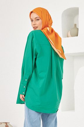 روسری نارنجی پنبه ای İpekhan - کد 446502433