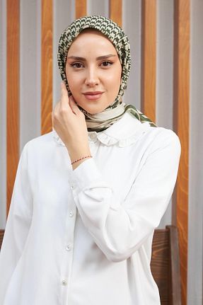 روسری سبز پنبه ای İpekhan - کد 681104162