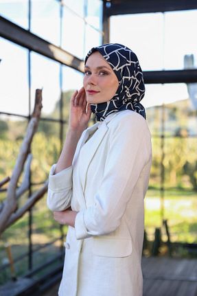 روسری نباتی پنبه ای İpekhan - کد 807062165