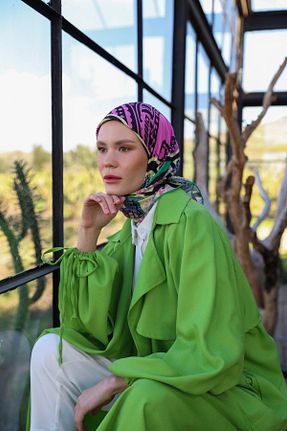 روسری صورتی پنبه ای İpekhan - کد 807061925