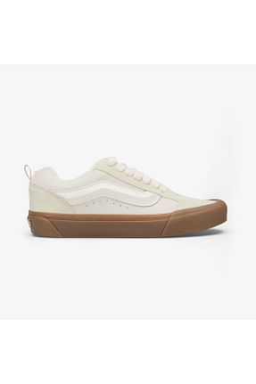 کفش اسنیکر بژ زنانه بند دار Vans - کد 827404430