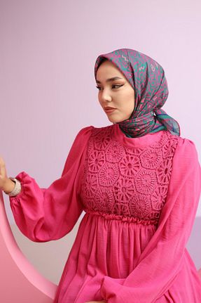 روسری صورتی پنبه ای Silk Home - کد 802841638