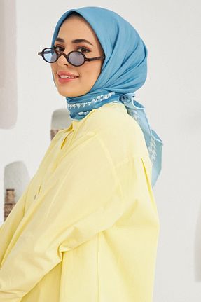 روسری قرمز پنبه ای İpekhan - کد 446609715