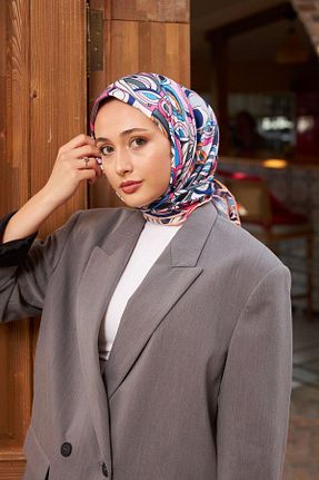 روسری صورتی پنبه ای İpekhan - کد 780046964