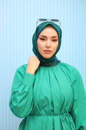 روسری آبی پنبه ای Silk Home - کد 802842571